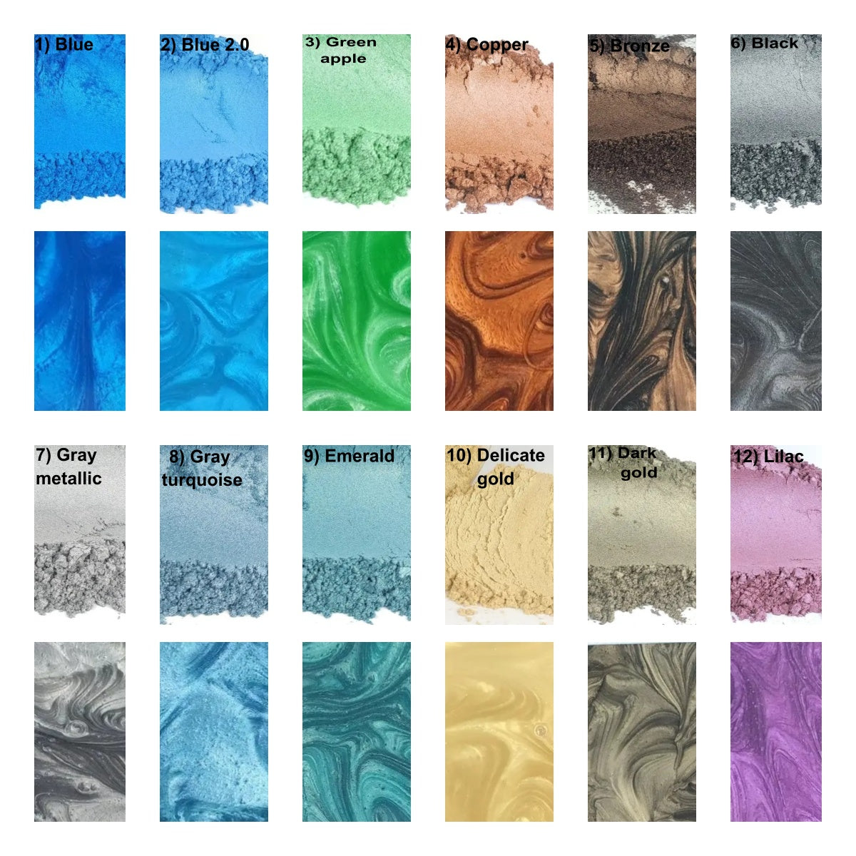 Console Table with Bronze Epoxy River – Handmade Narrow Entryway & Hallway Table