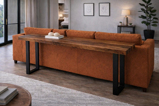 Behind Sofa Table – Solid Walnut Entryway Console
